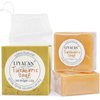 LIYALAN Turmeric Soap Bar(3.88 oz / 2 Bars) for Face & Body-Tumeric Soap,Acne, Dark Spots,Smooth Skin,Cleansing Natural Handmade Soap