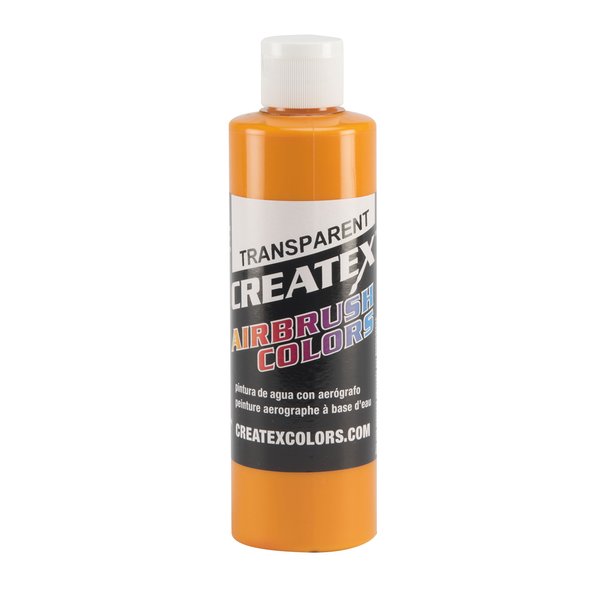 Createx Colors Paint for Airbrush, 8 oz, Transparent Sunrise Yellow