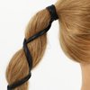 OSALADI Rope Hair Bands Hair Ties Ponytail Holders Hair Scrunchies Rope Hair Tie Fixing Headband Long Hair Rope Black Leather Aluminum Wire For Women
