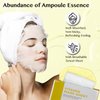 Lamelin Vitamin Niacinamide Sheet Mask, 10 Pack, Lemon Kiwi Extract Tocopherol Anti Aging Tightening Hydrating Made In Korea