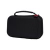RED by Kiss Men Grooming Portable Organizer BagTravel Pouch (Black) Organize Shaver Trimmer Clipper Hair Comb Convenient Mesh Inner Pocket, Hard Zipper, Handle, Water Resistant Exterior