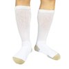 MOLAX Mens Diabetic Socks Non-Binding Crew Socks Warm Cushioned Adjustable Quarter Sox for Edema Thick Ankle Diabetes