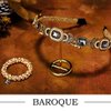 Coridy Gold Baroque Headbands Crystal Rhinestones Hairbands Thin Obsidian Hair Hoop Beaded Hair Ties Bejewelled Embellished Head bands (Gorgeous)
