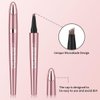 Magic Eyebrow Pencil Waterproof Microblading Eyebrow Pencil Contouring Pen, 4 Tip Microblade Eyebrow Pen Natural Brows Pen for Women (Black)