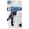 Truform Compression Socks, 15-20 mmHg, Men's Gym Socks, Knee High Over Calf Length, Navy, Small
