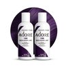 Adore Semi Permanent Hair Color - Vegan and Cruelty-Free Hair Dye - 4 Fl Oz - 186 Rich Eggplant (Pack of 2)