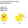 umbresen Yellow Rubber Ducks Preschool Bath Toys Bathtub Duckies Gift for Baby Shower Infants Toddlers Car Pool Float Halloween Adults Party Favors Carnival Decorations (Mini Yellow 1.8''-24pcs)