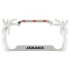 Speedy Pros I Love Heart Jamaica Palm Tree Metal License Plate Frame Tag Holder