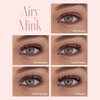 VLuxe Airy Mink False Eyelashes, 100% Real Mink Fake Eye Lash, Lightweight Superfine Clear Band for Natural Look, Classic Styles, Easy Apply & Comfort (Ethereal)