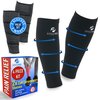 Fittest Pro Calf Compression Sleeves and Leg Wraps for Shin Splint Support, Pain Relief for Running, Basketball, Cycling, Maternity