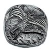 Cryptic Creative Silver Dragon Decision Coin D2 Heads-Tails - Yes-No RPG LARP