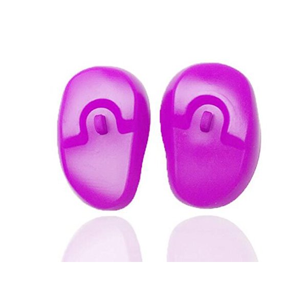 3 Pairs Reusable Silicone Ear Covers Hairdressing Dye Coloring Ear Cover Waterproof Hair Dye Cover Protector for Home Hair Salon (Color Random)