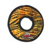TUFFY - World's Tuffest Soft Dog Toy -MEGA Ring-Squeakers -Multiple Layers. Made Durable, Strong & Tough. Interactive Play (Tug, Toss & Fetch). Machine Washable & Floats (Junior 2 Pack, Tiger)