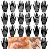 XMASIR 20 Sheets Henna Tattoo Kit Stencil for Hand, Temporary Airbrush Tattoo Stencils Arabian Tattoo Stickers Henna Templates for Body Paint Art (20Pcs-1)