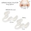 AIRMAX Nasal Dilator for Better Sleep - Natural, Comfortable, Anti Snoring Device, Snoring Solution for Maximum Airflow and Easier Breathing (Small and Medium)