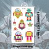 Ooopsiun Luminous Robot Temporary Tattoos for Boys- 90 Styles Glow in The Dark, Robot Birthday Party Decorations Supplies Favors for Kids Boys