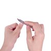 Fingernail Files (12 Pack), Metal Nail Files for Natural Nails, 4’’ Stainless Steel Thin Durable Nail File Bulk Filer with Curved Sharp Pointed Tip Double Sided Manicure Pedicure Toenails Tools