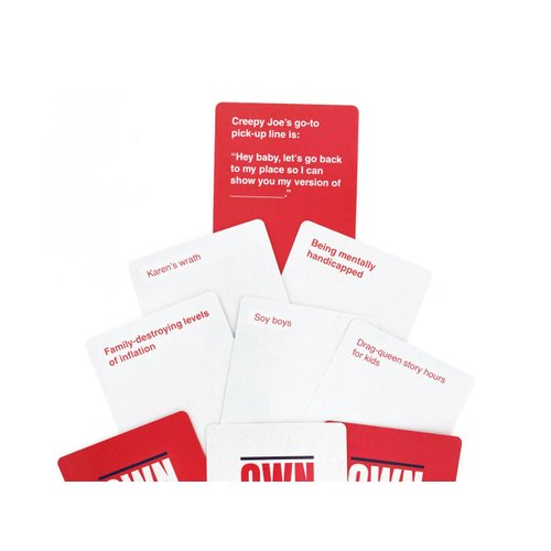 Right Or Racist Own The LlBBs - Funny White Elephant Gift - Gift for Men - Funny and Hilarious Game - Great Gift - Birthday Gifts for Men and Women