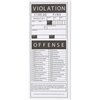BLUE PANDA 100-Sheet Fake Parking Tickets - Ticket Prank Gag Gifts Great for Pranks Party Favors 6 x 2.5 Inches