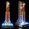 LightGo LED Lighting Kit for Lego 10341 NASA Artemis Space Launch System Building Set, 1200pcs DIY Space Shuttle Model Kit, Build Your Own, LED Lights (Classic Version)