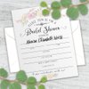 Bridal Shower Invitations with Envelopes - Set of 25 - Blank Bridal Shower Stationery - Floral and Beautiful Bridal Shower Supplies, Celebration of Love Print, 5x7 Simple Design Invitation