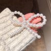 Pearl Hair Bow Hair Clip for Women Girls Bow Hair Clip Pearl Barrette Bowknot Hair Clips Hair Pin Headwear TSFJ73 (2pcs Pearl Bow)