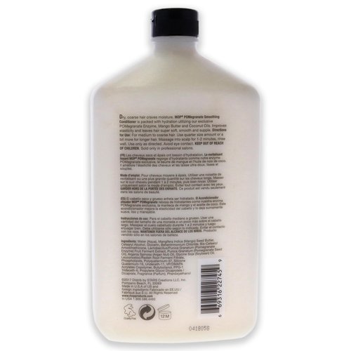 MOP Pomegranate Smoothing Conditioner For Medium to Coarse Hair - Moisturizing, Hydrating, Detangling - Strengthens Hair, Adds Shine, Anti-Frizz