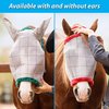 Farnam SuperMask II Classic Horse Fly Mask with Ears, Horse size, Assorted