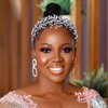 LOVFOIVER Rhinestone Bridal Headpiece for Wedding Hair Pieces Crystal Wedding Hair Accessories for Brides and Bridesmaid