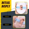 100 Pieces Shower Waterproof Patch Transparent Waterproof Adhesive Patch Compatible with G6 Overpatch Transparent Stickers Long Lasting Sweat-Proof Continuous Glucose Monitor Protection (Blue)