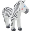 HABA Little Friends Zebra - 4" Chunky Plastic Zoo Animal Toy Figure