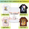 XSEINO DTF Powder 750g/26.46oz White Digital Transfer Hot Melt Adhesive, DTF Transfer Powder for Sublimation, DTF Hot Melt Adhesive Powder for All DTF and DTG Printers on All Fabric