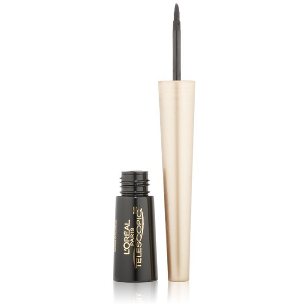 L'Oréal Paris Telescopic Precision Liquid Eyeliner, Black, 0.08 fl. oz. (Packaging May Vary)