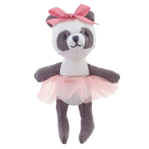 STEPHEN JOSEPH, Teeny Tiny Travel Buddy, Stuffed Travel Animals, Small Kids Stuffed Animals, Panda