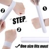 LovesTown 54PCS Slap Bracelets White, Party Slap Bracelets DIY Wrist Bands Bulk Blank Snap Band for Kids Birthday Party Favors School Crafts