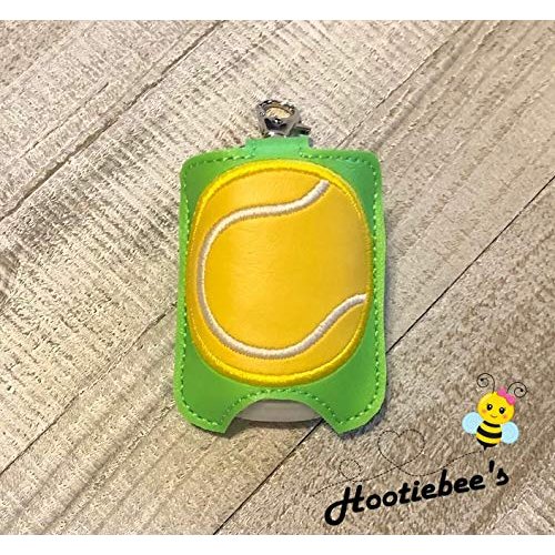 Tennis Hand Sanitizer Holder And/Or Lip Balm Holder