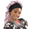 SENGTERM Kids Long Satin Bonnet Girls Sleeping Cap Braids Bonnet for Long Curly Hair
