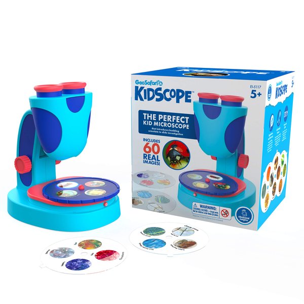 Educational Insights GeoSafari Jr. Kidscope, Kids Microscope, STEM Toy, Gift for Boys & Girls, Ages 5+