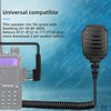 Retevis Walkie Talkie Speaker Mic,IP54 Waterproof 2 Pin Shoulder Speaker Mic,for RT22 RT68 RT27 H777 RB26 RB29,Compatible with BAOFENG UV-5R BF-F8HP UV-5G Plus 5RM pxton Arcshell Two Way Radio(1 Pack)