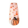 KISS Special Design Halloween Fake Nails, Glow-In-The-Dark, Style ‘Wicked’, with Pink Gel Nail Glue, Mini Nail File, Manicure Stick, & 28 False Nails