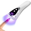 SMALLSHS Handheld LED UV Nail Lamp, Upgraded Mini Gel Nails Light Flash Nail Curing Polish Rechargeable Nail Dryer Resin Art Fast-Dry Machine Portable Home DIY Salon Manicure 5V USB