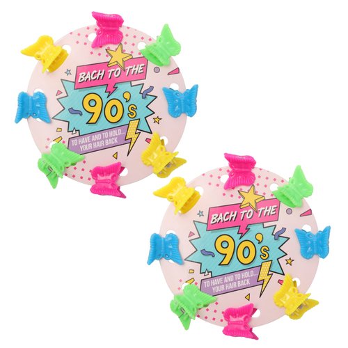 Bach to the 90s Bachelorette Party Favors (12 pack) 90s Bachelorette Party Neon Butterfly Clips I 90s Bachelorette Party Supplies