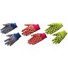 G & F Products 1823-3 JustForKids Soft Jersey Kids Garden Gloves, Kids Work Gloves, 3 Pairs Green/Red/Blue per Pack