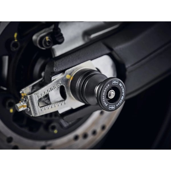 Evotech Performance Rear Spindle Paddock Stand Sliders/Bobbins to fit Ducati Scrambler 800,s & Monster 797-797+. (Years 2015+) PRN013263