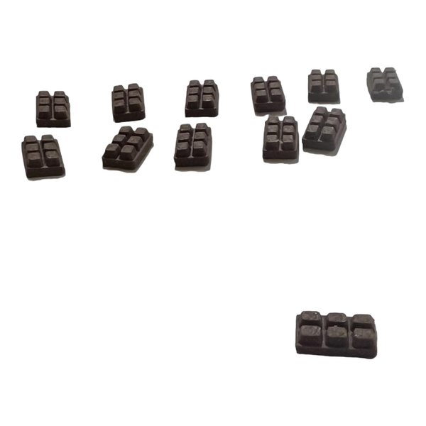 Dollhouse chocolate bars, dollhouse chocolates, dollhouse candy, dollhouse Easter candy, miniature chocolate bars