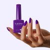 CANNI Purple Gel Nail Polish, 1Pcs Dark Purple Gel Polish Deep Purple Color Nail Polish Gel High Gloss Soak Off U V Gel Nail French Nail Manicure Salon DIY