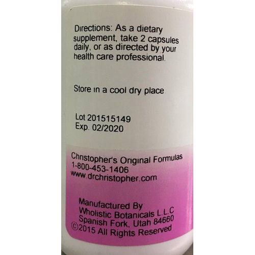 Burdock Root Dr. Christopher 100 VCaps