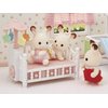 Calico Critters Crib with Mobile - Interactive Dollhouse Furniture Set with Working Features