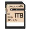 TEAMGROUP Elite 1TB UHS-I U3 V30 UHD Read Speed up to 100MB/s SDXC High Speed 4K Memory Card Compatible with Canon Sony Nikon Panasonic FUJIFILM Digital Camera TESDXC1TIV30P69