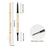 6 Pairs Disposable Eyebrow Auxiliary Sticker Disposable Adhesive Eyebrow Template Sticker Eyebrow Tattoo Template Sticker for Semi Permanent Makeup Position (6 Pairs Sticker+1 Dark Brown Brow Pen)